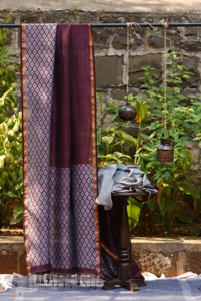 linen khadi jamdani