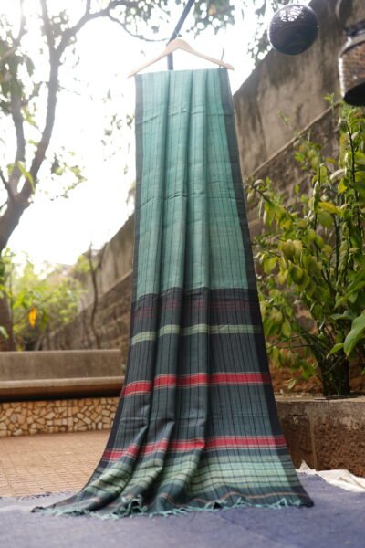 twill tussar saree