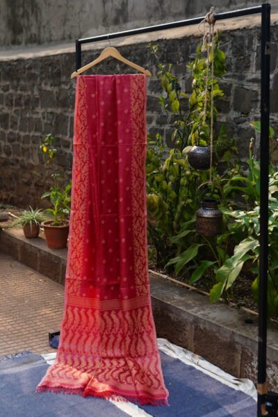 tussar jamdani saree