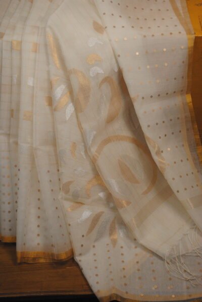 muslin silk with sequinn work