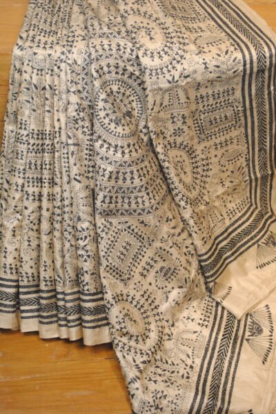 tussar warli work